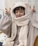 Cat ears beige