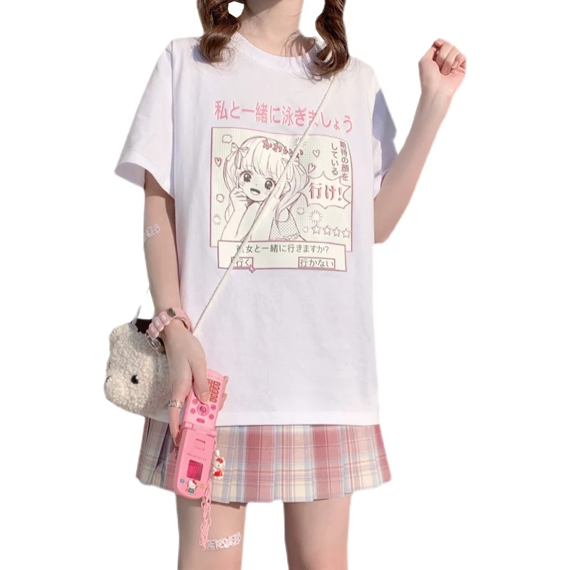 Japanese JK Jacket Original Vitality Girl Cartoon Print — photo 3