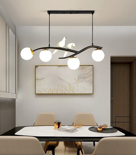 Title 4, Restaurant Chandelier Nordic Creative Simple Mo...