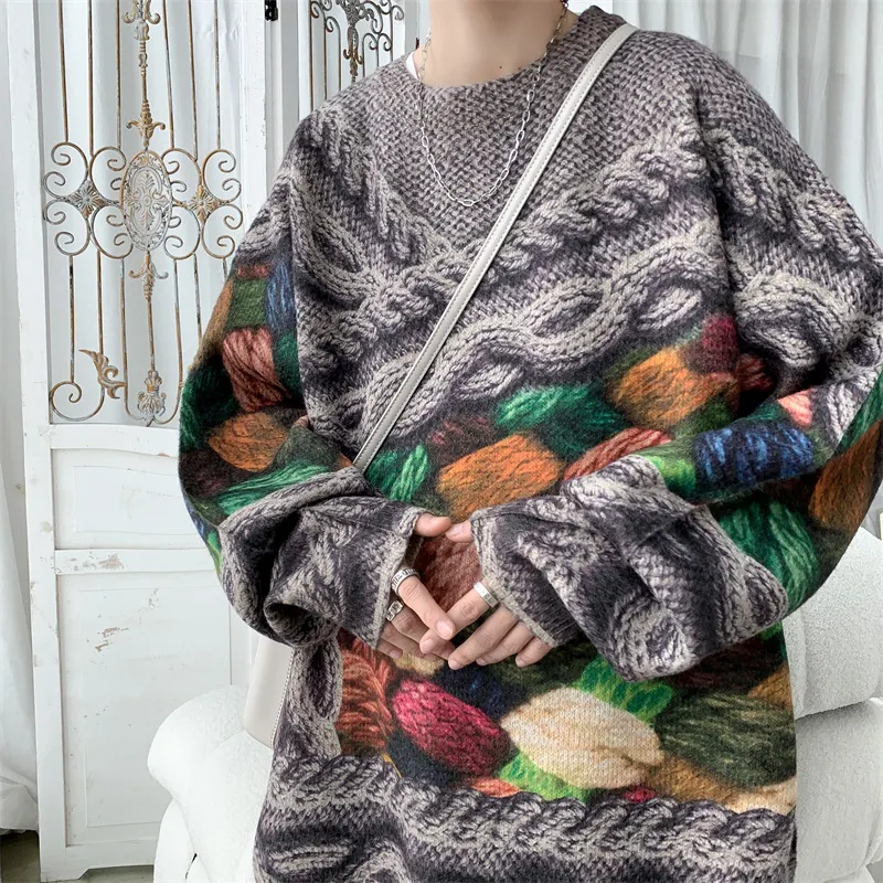 Design Sense Sweater Men's Autumn and Winter Comfortable and stylish. Perfect for everyday wear, providing warmth and a — photo 4