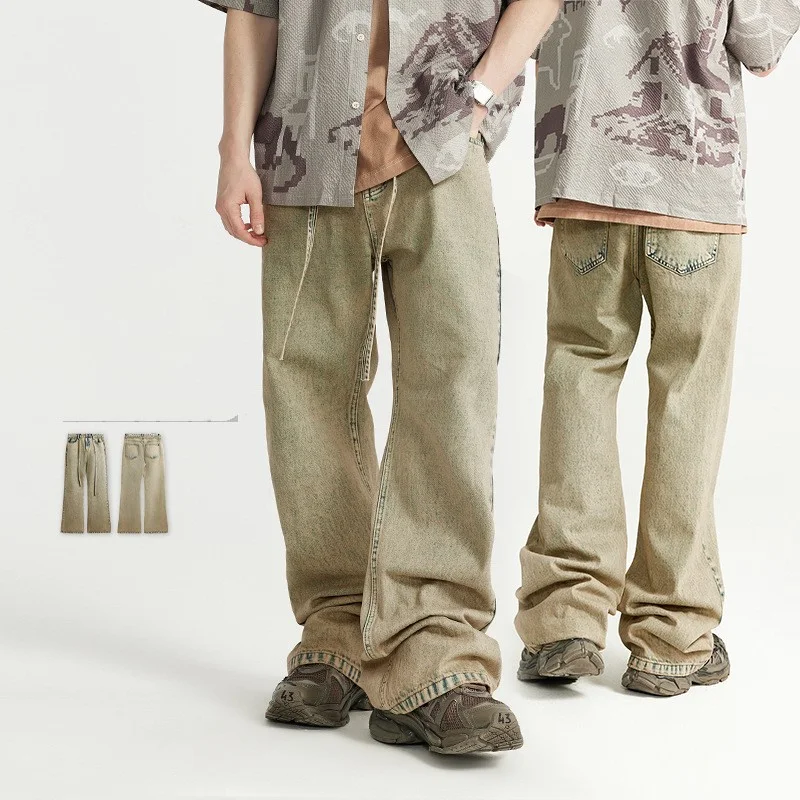 Men's Street Wide Leg Pants Comfortable and Stylish Wide Leg Design. Perfect for Casual Wear and Streetwear. Experience — photo 11