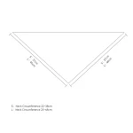 Pet Triangle Christmas Dog Saliva Towel perfect for the holidays. Keeps your dog clean and festive during the Christmas — photo 1