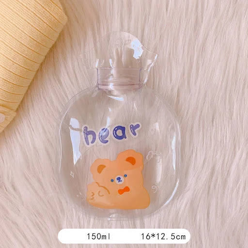 Title 5, Cartoon transparent hot water bag girls heart ...