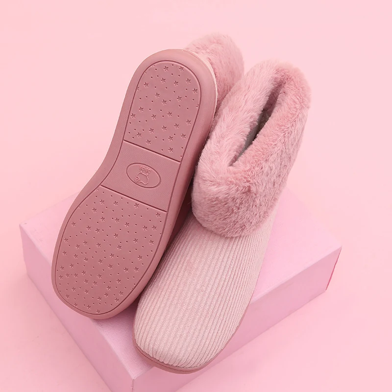 Title 5, Plush snow boots for women Keep warm and cozy t...