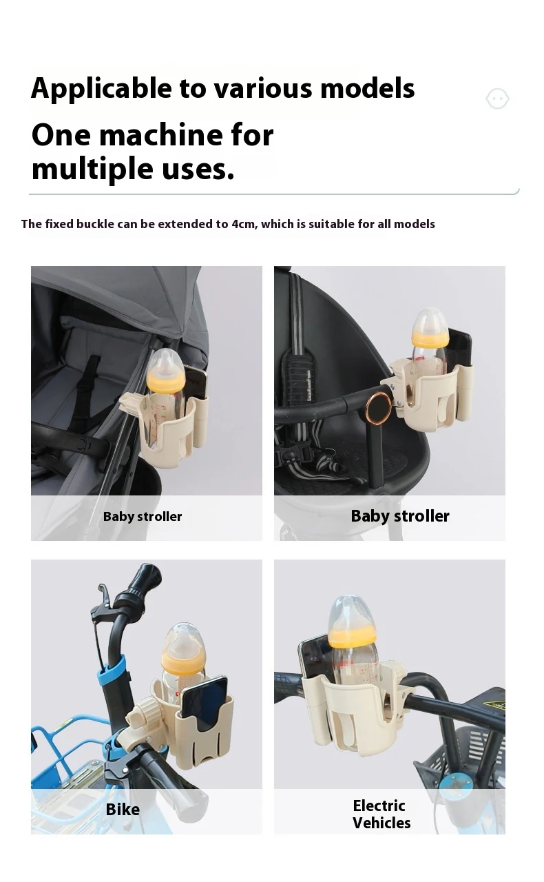 Title 6, Universal 2-in-1 Bottle and Beverage Cup Holder...