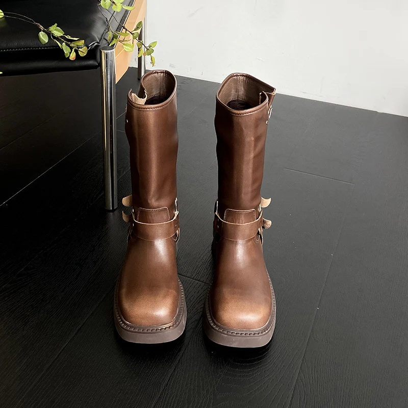 Title 3, Botas Martin Vintage de Verão Femininas, Versát...