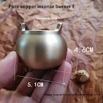 Brass Gourd Incense Base, Nine-hole Incense Holder Device, Creative Line Design, Perfect for Aromatherapy, Relaxation, a — photo 22