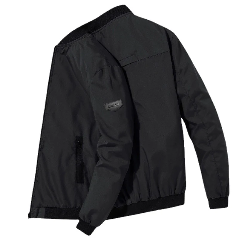 Jaqueta masculina fina primavera e outono para leveza e conforto. Ideal para climas amenos, respirável e perfeita para o dia a dia com estilo. — foto 5
