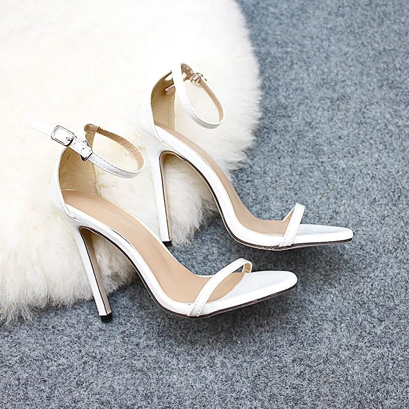 Classic High Heels Women's Sandals Simple Word Wedding Shoes Elegant and versatile footwear perfect for special events a — photo 4