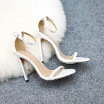 Classic High Heels Women's Sandals Simple Word Wedding Shoes Elegant and versatile footwear perfect for special events a — photo 4