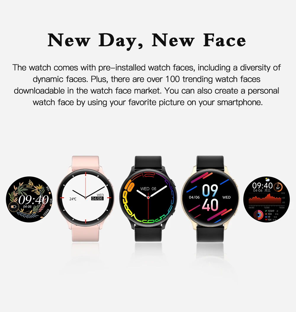 Title 5, Smartwatch Bluetooth com chamadas, frequência c...