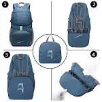 Mochila de viagem leve e dobrável. Compacta, portátil e resistente. Ideal para viagens e passeios. Conforto e praticidade garantidos. — foto 2