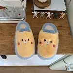 Women's Winter Thick-soled Home Slippers with Half-covered Heel. Cozy and warm house shoes for comfortable indoor wear d — photo 3