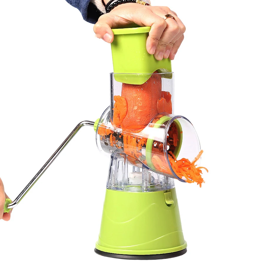 Multi-function Drum Cutter Manual Stainless Steel Grater for slicing, shredding and chopping vegetables, fruits and more — photo 8