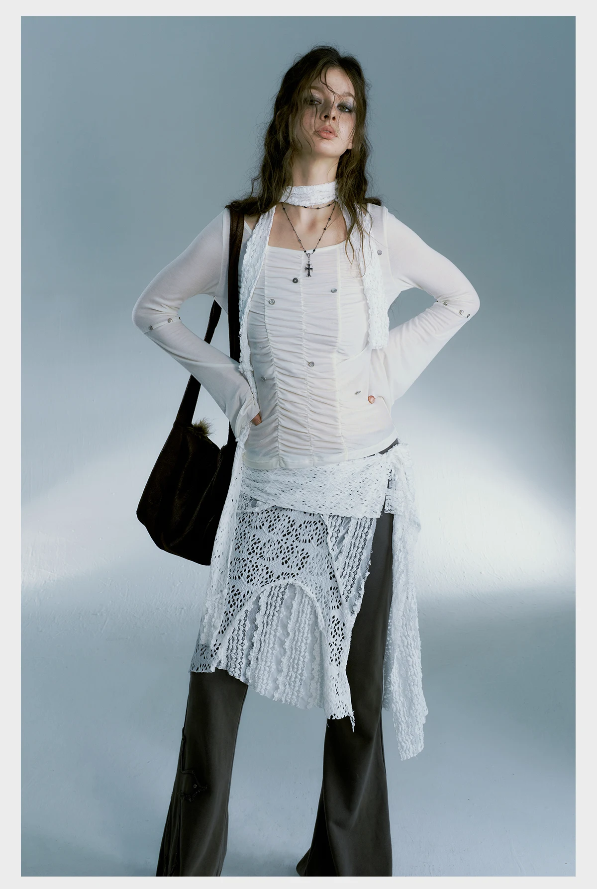 Title 6, Saia White Street Romantic Hottie. Perfeita par...