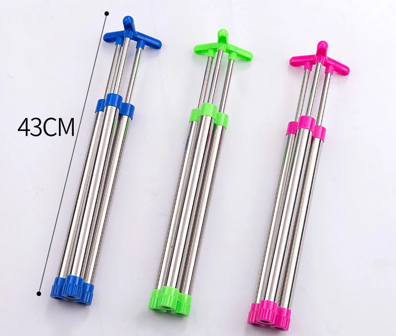 43cm Stainless Steel Water Squirt Pump Action Three-Tube Water Soaker. Enjoy hours of water fun with this easy to use an — photo 3