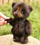 Boneca de pelúcia de algodão Urso preto e Guaxinim brinquedo macio e abraçável Presente perfeito para crianças e bebês Conforto e companhia — foto 8