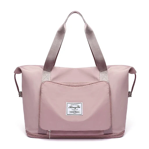 Title 5, Bolsa feminina de ginástica dobrável, grande ca...