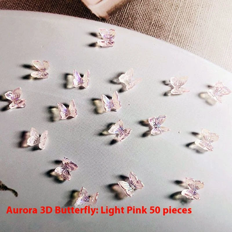 Butterfly Nail Ornament Color Three-dimensional Resin Fairy Fingernail Decoration. Add a magical touch to your nails wit — photo 5