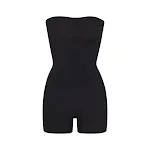 Tube Top Flat Leg Black