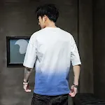 Camiseta casual masculina de manga curta. Conforto e estilo para o dia a dia. Ideal para diversas ocasiões, tecido leve e respirável, perfeita para o seu visual. — foto 3