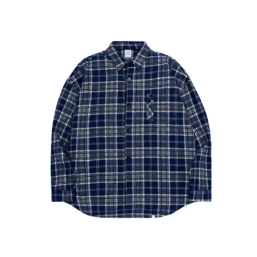 Title 10, Mens Heavy High Street Brushed Plaid Shirt, a ...