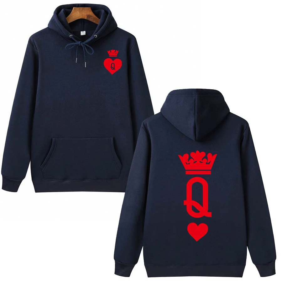 AliExpress Couple Crown Hooded Long-Sleeved Sweatshirt. Cross-Border Foreign Trade. Unisex comfortable casual wear perfe — photo 17