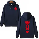 AliExpress Couple Crown Hooded Long-Sleeved Sweatshirt. Cross-Border Foreign Trade. Unisex comfortable casual wear perfe — photo 17