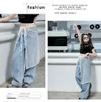 Top de jeans de encaje de verano para niñas, ideal para jazz. Cómodo y estiloso, perfecto para bailar y jugar durante el verano. — foto 2