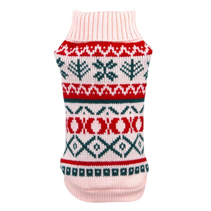 Title 11, Fashion Pet Geometric Diamond Plaid Sweater. Ke...