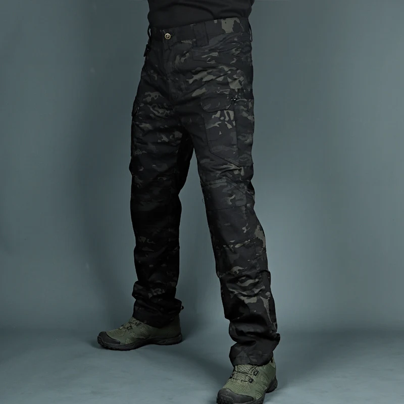 Pantalon Tactique Outdoor Travail Entraînement Plaid. Pantalon robuste pour activités en extérieur, travail et entraînement, offrant confort, durabilité et style. — photo 13