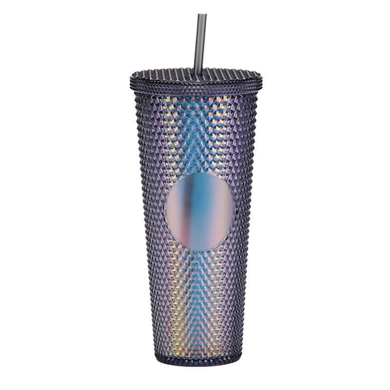 Title 11, Double Studded Plastic Straw Cup Large 710ml Ca...