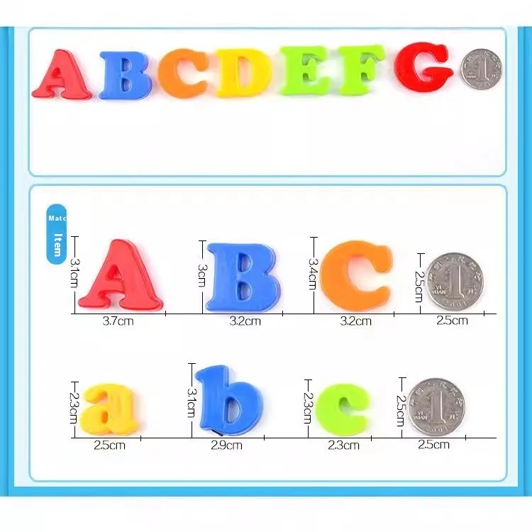 Aprenda Inglês com Adesivos Magnéticos do Alfabeto. Stickers Digitais de Pinyin para Educação Infantil. Estimule seu filho. — foto 3