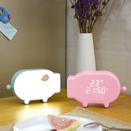 Title 5, Multifunctional Charging LED Alarm Clock with T...