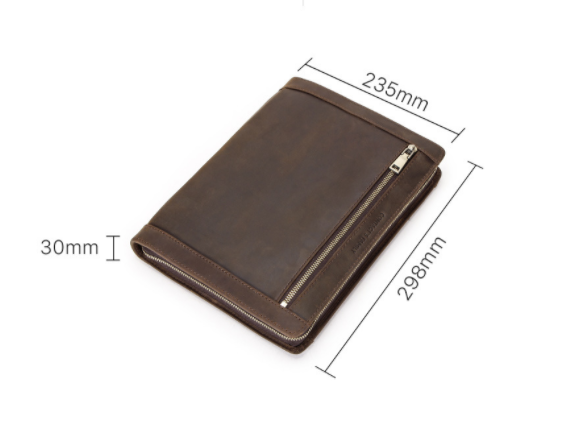 Title 1, Vintage Mad Horse Cowhide Protective Cover Dura...