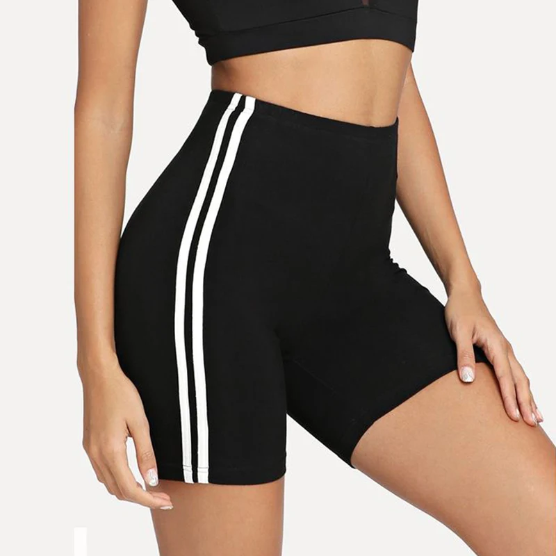 Title 3, White side sports yoga bottoming shorts. Breath...