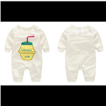 Baby Jumpsuit mit Schleife, langärmlig aus Baumwolle, für Jungen und Mädchen. Weich und bequem. Ideal für Neugeborene und Kleinkinder. — foto 12