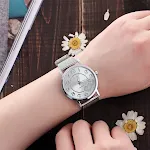 Silvergalaxy-Luxus-FraUenuhr Mit Diamanten-aspecto — foto 8