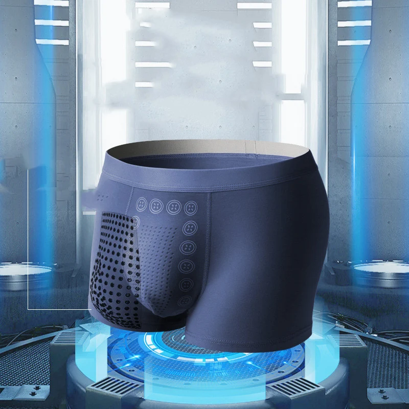 Cueca Boxer Masculina com Graphene Antibacteriano, Design U Convexo e Conforto Superior. Ideal para uso diário e proteção. — foto 4