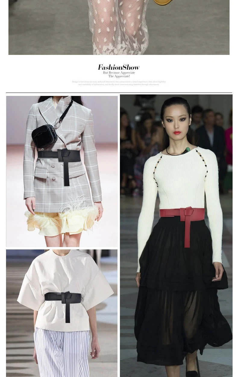Title 2, Womens Wide Waist Seal Decorative Shirt Knotte...