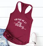 Summer YOU HAD ME AT Day Drinking Letter I-shaped Vest Enjoy the sun in style and comfort. Perfect for parties, relaxing — photo 5