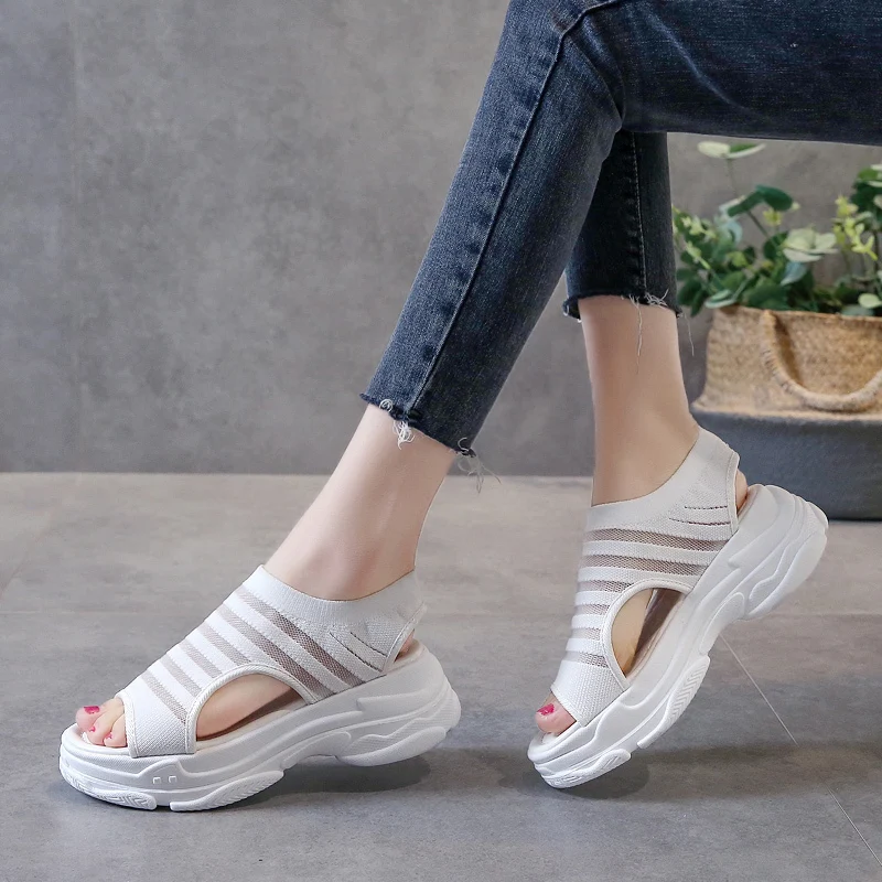 Title 6, Flying Woven Stretch Sports Sandals Breathable ...