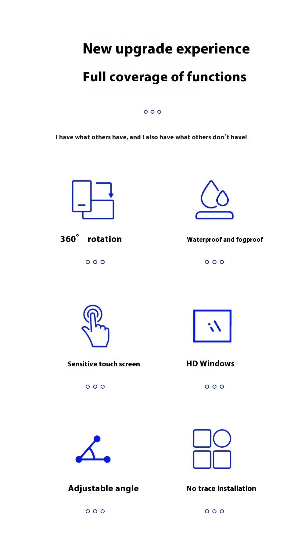 Title 8, Suporte de celular de parede à prova dágua par...