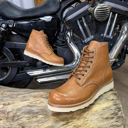 Title 3, Vintage Work Male Leather Martin Boots Durable ...