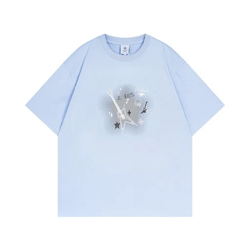 Title 12, Guitar XINGX Printed Short Sleeve T-shirt for m...