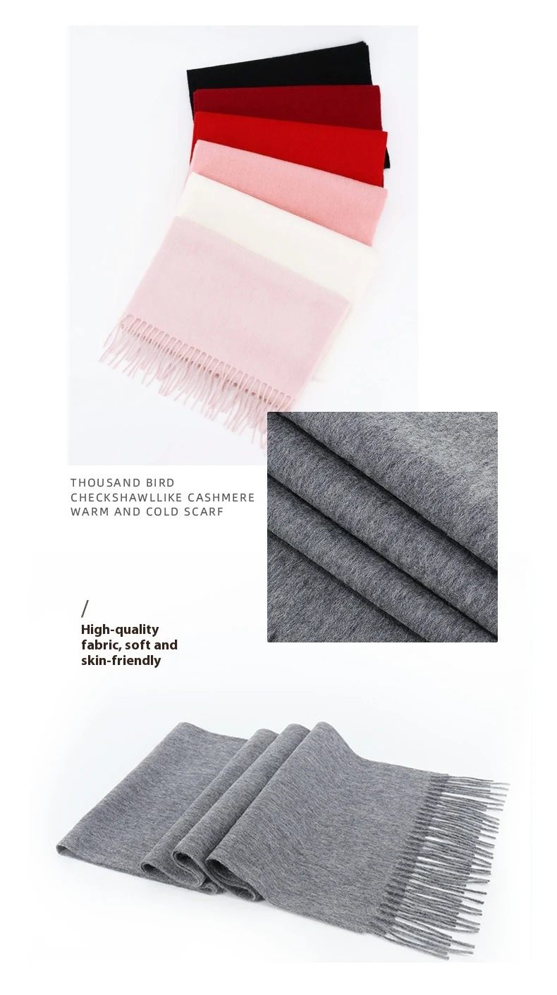 Title 16, Solid Color High-grade Versatile Winter Thicken...