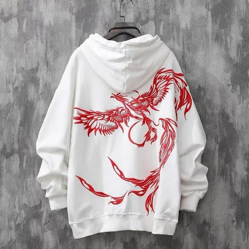 Title 6, Moletom com capuz bordado Phoenix Heavy Industr...