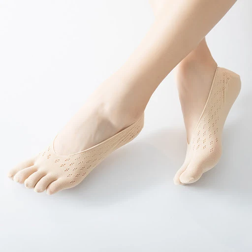Title 1, Womens Fashion Mesh Five Fingers Shallow Silic...
