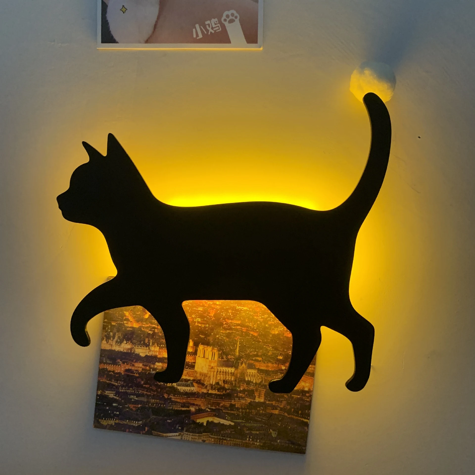 Title 10, LED Animal Dog Cat Night Light Kitten Smart Sou...