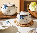 Household ceramic high temperature resistant binaural seasoning jar. A durable and stylish solution for keeping your sea — photo 7